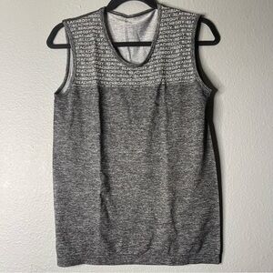 Beachbody Gray Power Intent Seamless Tank Top